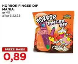 Alì Supermercati Horror Finger Dip Mania offerta