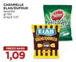 Alì Supermercati Caramelle Elah/Dufour offerta