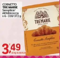Crai Cornetto Tre Marie Semplice offerta