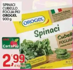 Crai Spinaci Cubello Orogel offerta