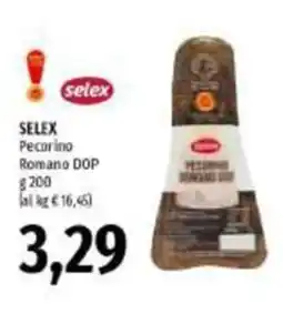 Emi Supermercati Selex Pecorino Romano DOP offerta