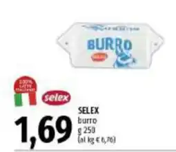 Emi Supermercati Selex burro offerta
