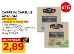 Alì Supermercati Caffè in capsule Casa Ali offerta