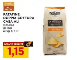 Alì Supermercati Patatine doppia cottura Casa Alì classica offerta