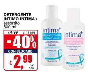 Detergente intimo Intima+