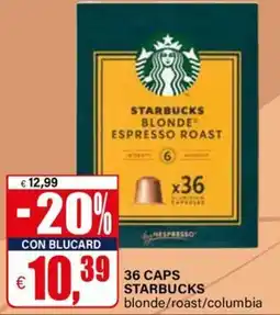 Il Gigante Starbucks blonde espresso roast offerta