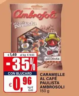 Il Gigante Caramelle al café paulista ambrosoli offerta
