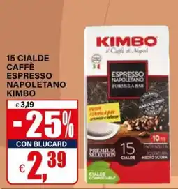 Il Gigante Caffè Espresso Napoletano Kimbo offerta