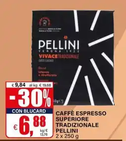 Il Gigante Caffè espresso superiore tradizionale Pellini offerta