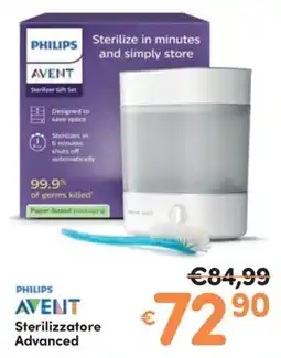 Ideal Bimbo Philips Avent Sterilizzatore Advanced offerta