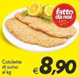 Iper Super Conveniente Cotolette di suino offerta