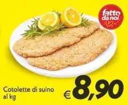Iper Super Conveniente Cotolette di suino offerta