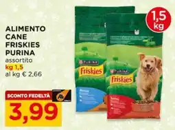 Alì Supermercati Alimento cane Friskies Purina assortito offerta