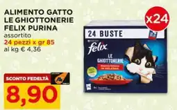 Alì Supermercati Le Ghiottonerie Felix Purina offerta