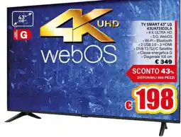 Il Gigante TV SMART 43" LG offerta