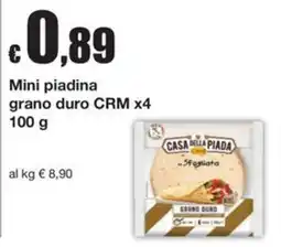 Sì con te Superstore Mini piadina grano duro CRM offerta