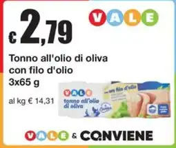 Sì con te Superstore Tonno all'olio di oliva Vale offerta