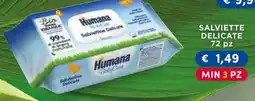 B di Bimbi Humana Salviettine Delicate offerta
