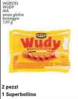 Conad City Würstel Wudy senza glutine formaggio offerta