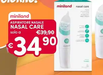 Aspiratore nasale Nasal Care miniland
