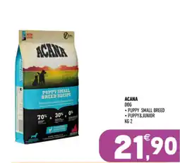 Ayoka Acana dog puppy small breed offerta