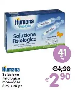 B di Bimbi Humana Soluzione fisiologica offerta