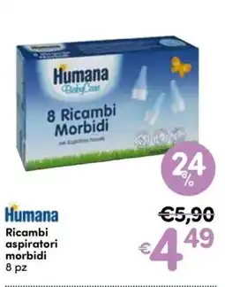 B di Bimbi Humana Ricambi aspiratori morbidi offerta