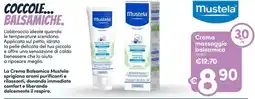 B di Bimbi Crema massaggio balsamica Mustela offerta