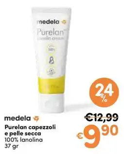 B di Bimbi medela Purelan capezzoli e pelle secca offerta