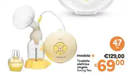 B di Bimbi medela Tiralatte elettrico singolo Swing flex offerta