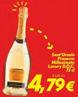 Iper Super Conveniente Sant'Orsola Prosecco Millesimato Luxury D.O.C. offerta