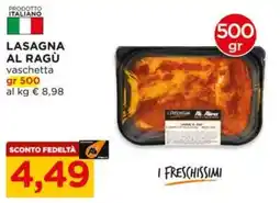 Alì Supermercati Lasagna al ragù offerta