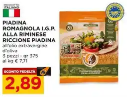 Alì Supermercati Piadina romagnola igp alla riminese riccione piadina offerta