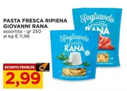 Alì Supermercati Pasta fresca ripiena Giovanni Rana offerta
