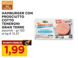 Alì Supermercati Hamburger con prosciutto cotto Teneroni offerta