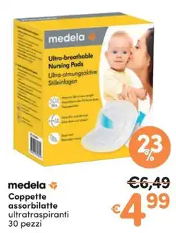Ideal Bimbo medela Coppette assorbilatte ultratraspiranti offerta