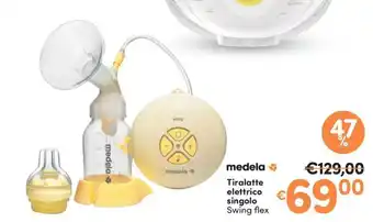 Medela Tiralatte elettrico singolo Swing flex