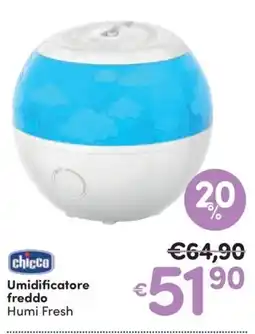 Ideal Bimbo chicco Umidificatore freddo Humi Fresh offerta