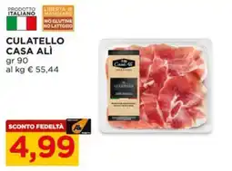 Alì Supermercati Culatello Casa Alì offerta