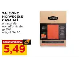 Alì Supermercati Salmone norvegese casa alì offerta