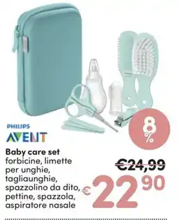 Ideal Bimbo Philips Avent Baby care set offerta