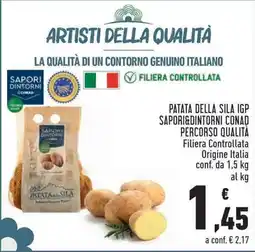 Conad City Patata della Sila IGP Saporidintorni Conad offerta