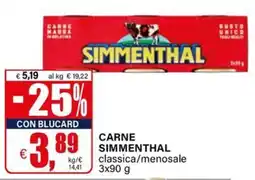 Il Gigante Carne Simmenthal classica offerta