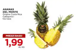 Alì Supermercati Ananas del Monte offerta