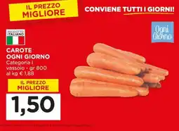 Alì Supermercati Carote Ogni Giorno offerta