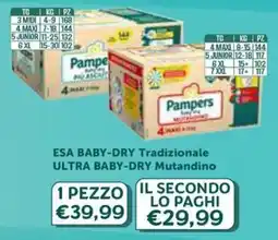 B di Bimbi Pampers Ultra Baby-Dry Mutandino offerta
