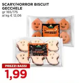 Alì Supermercati Scary/horror biscuit gecchele offerta