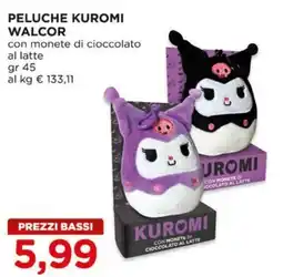 Alì Supermercati Peluche Kuromi Walcor offerta