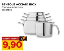 Alì Supermercati Pentole acciaio inox offerta