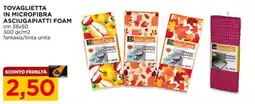 Alì Supermercati Tovaglietta in microfibra asciugapiatti foam StudioCasa offerta